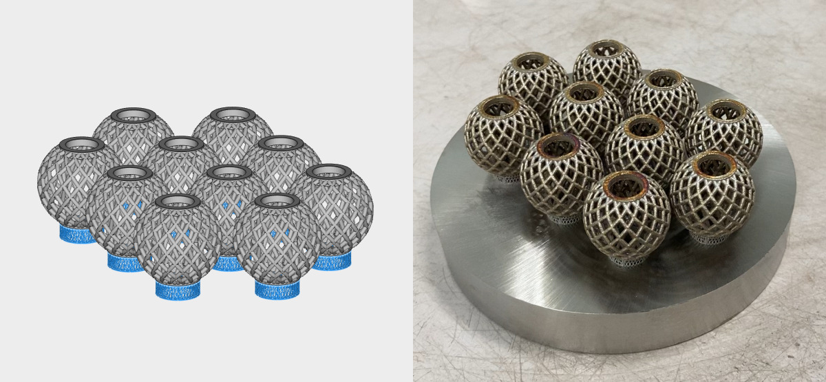 金属3Dプリンタとサポート材