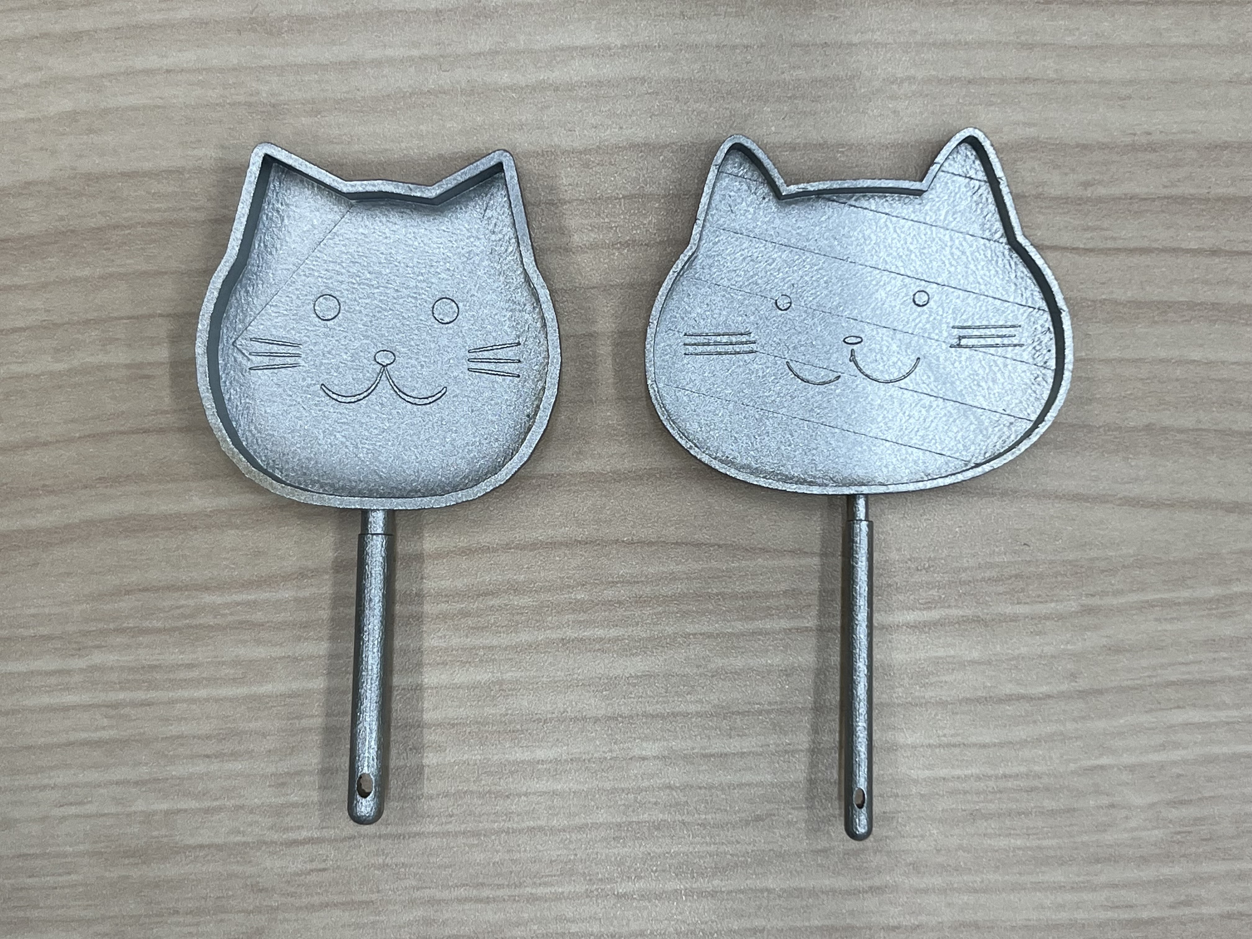 猫フライパン制作比較